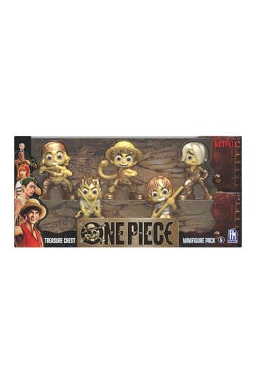 One Piece Mini figures Set Gold 6 cm