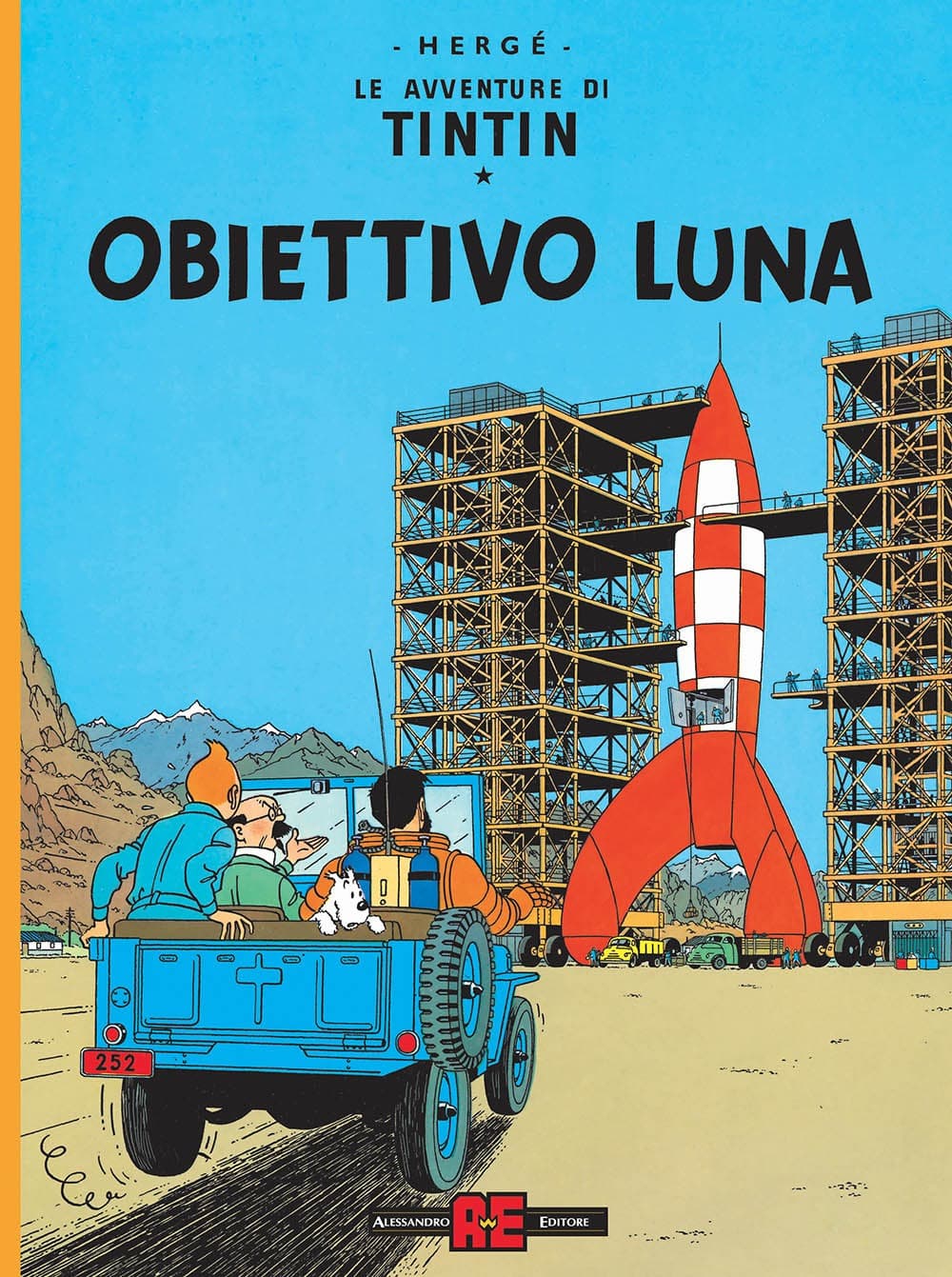 Le Avventure di Tintin - Obiettivo Luna - Alessandro Editore - Editoriale Cosmo - Italiano
