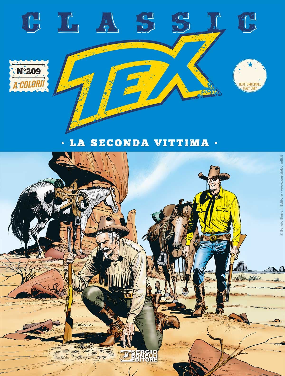 Tex Classic 209 - La Seconda Vittima - Sergio Bonelli Editore - Italiano