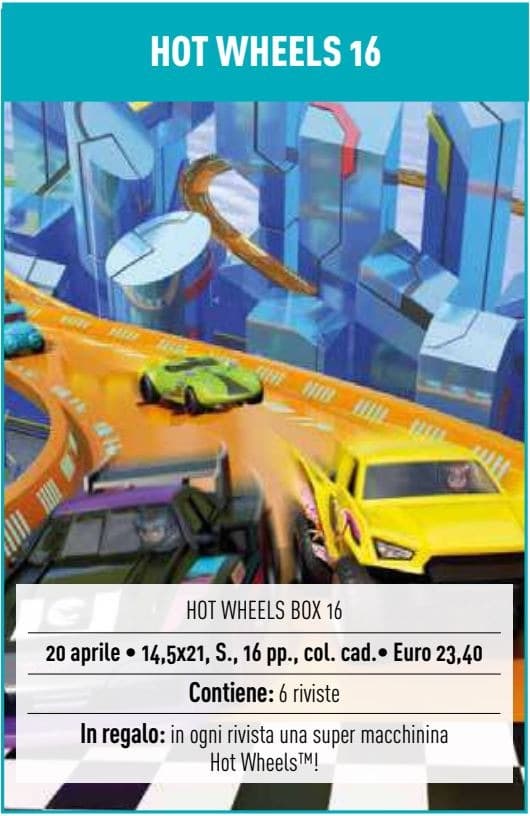 Hot Wheels Box Magazine 16 - Panini Comics - Italiano