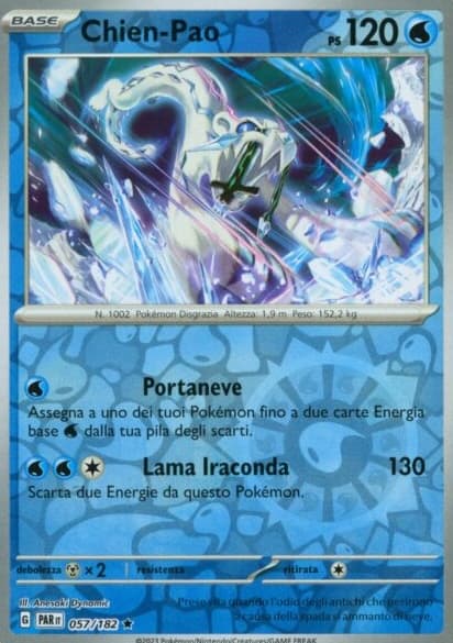 Chien-Pao - Reverse - Paradosso Temporale 57/182 - Italiano - HOLO - Nuovo