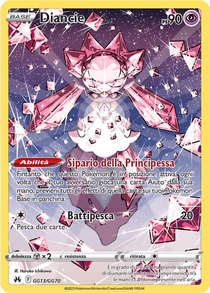 Diancie - Zenit Regale GG13/GG70 - Italiano - HOLO - Near Mint