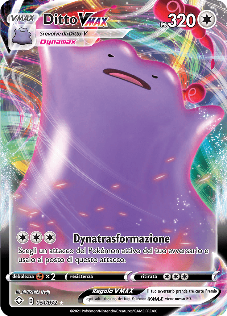 Ditto V MAX - Destino Splendente 051/072 - Italiano - HOLO - Nuovo