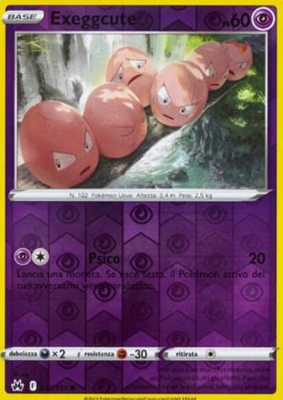 Exeggcute - Reverse - Zenit Regale 57/159 - Italiano - HOLO - Near Mint