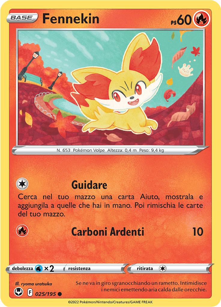 Fennekin - Tempesta Argentata 25/195 - Italiano - Near Mint