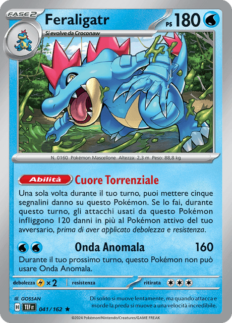 Feraligatr - Cronoforze 041/162 - Italiano - HOLO - Near Mint