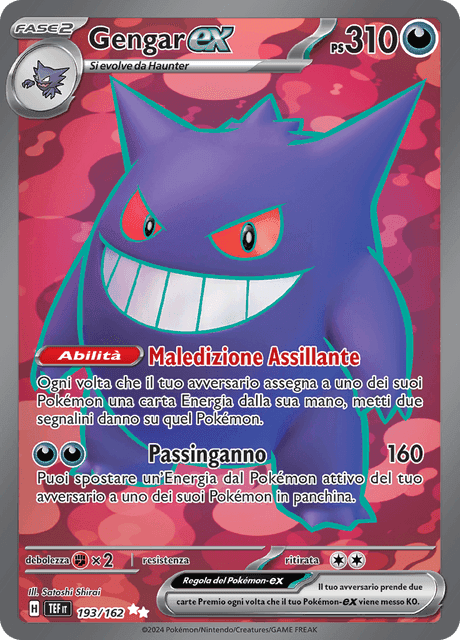 Gengar EX - Cronoforze 193/162 - Italiano - HOLO - Near Mint