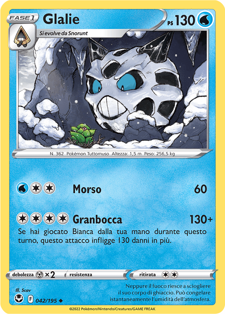 Glalie - Tempesta Argentata 42/195 - Italiano - Near Mint