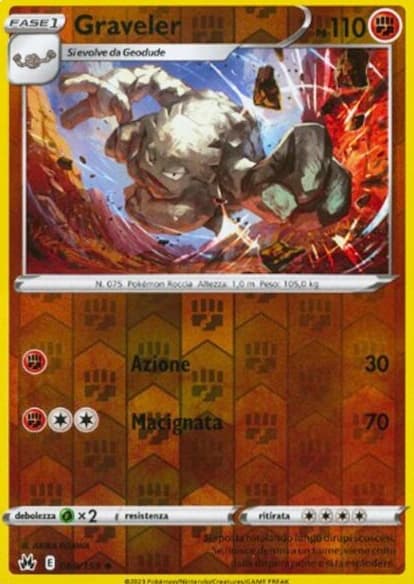 Graveler - Reverse - Zenit Regale 68/159 - Italiano - HOLO - Near Mint