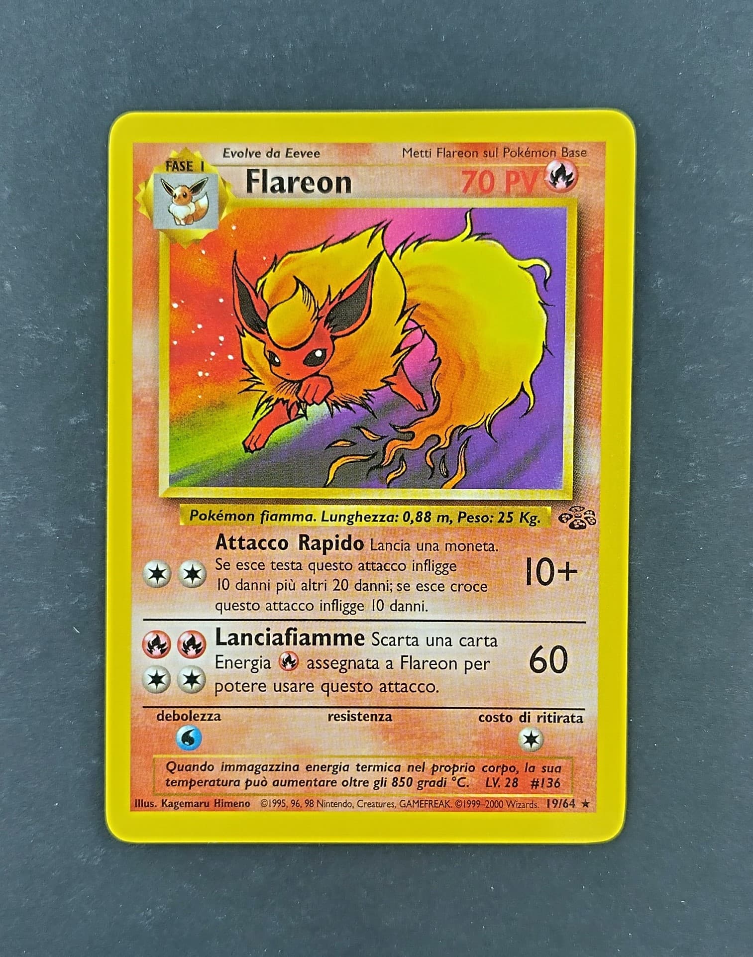 Flareon - Jungle 19/64 - Italiano - Near Mint / Excellent