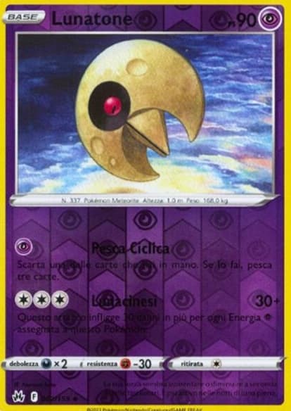 Lunatone - Reverse - Zenit Regale 62/159 - Italiano - HOLO - Near Mint