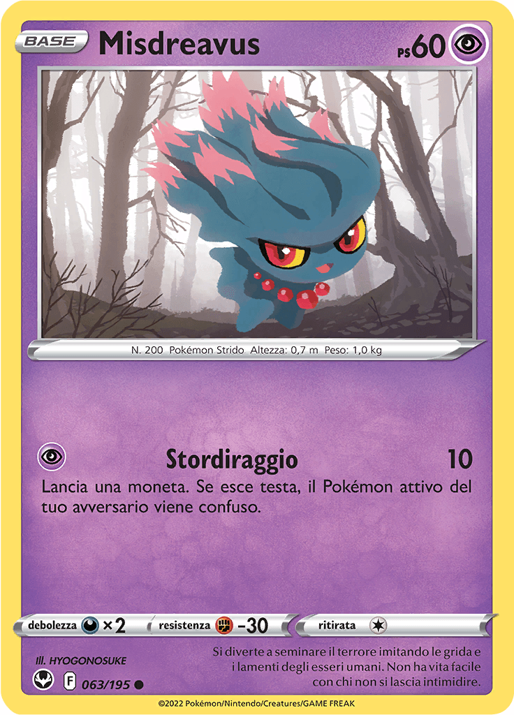 Misdreavus - Tempesta Argentata 63/195 - Italiano - Near Mint