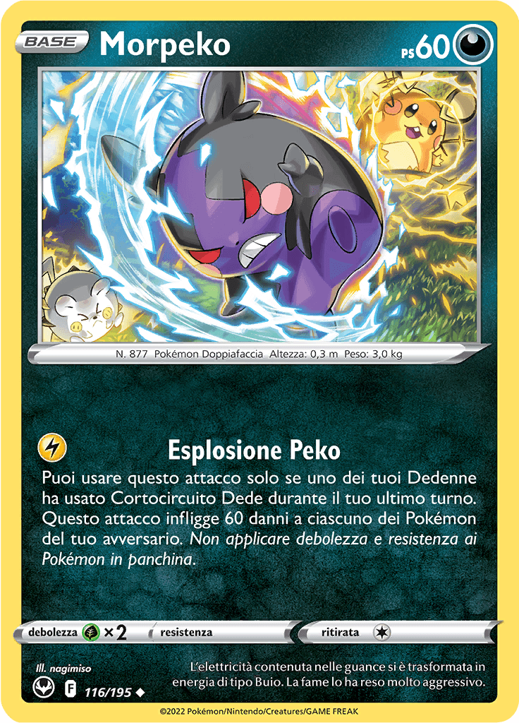 Morpeko - Tempesta Argentata 116/195 - Italiano - Near Mint
