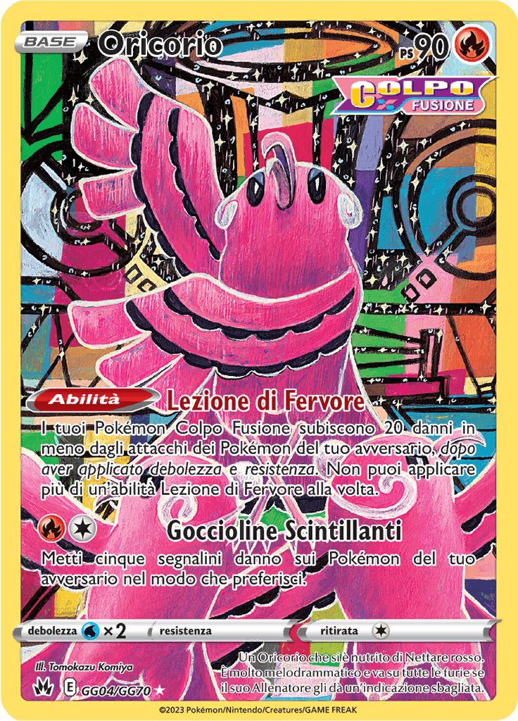 Oricorio - Zenit Regale GG4/GG70 - Italiano - HOLO - Near Mint