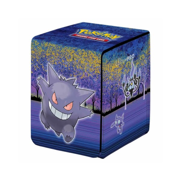 Porta Mazzo 100 Carte Deck Box Alcove Flip Haunted Hollow Gengar