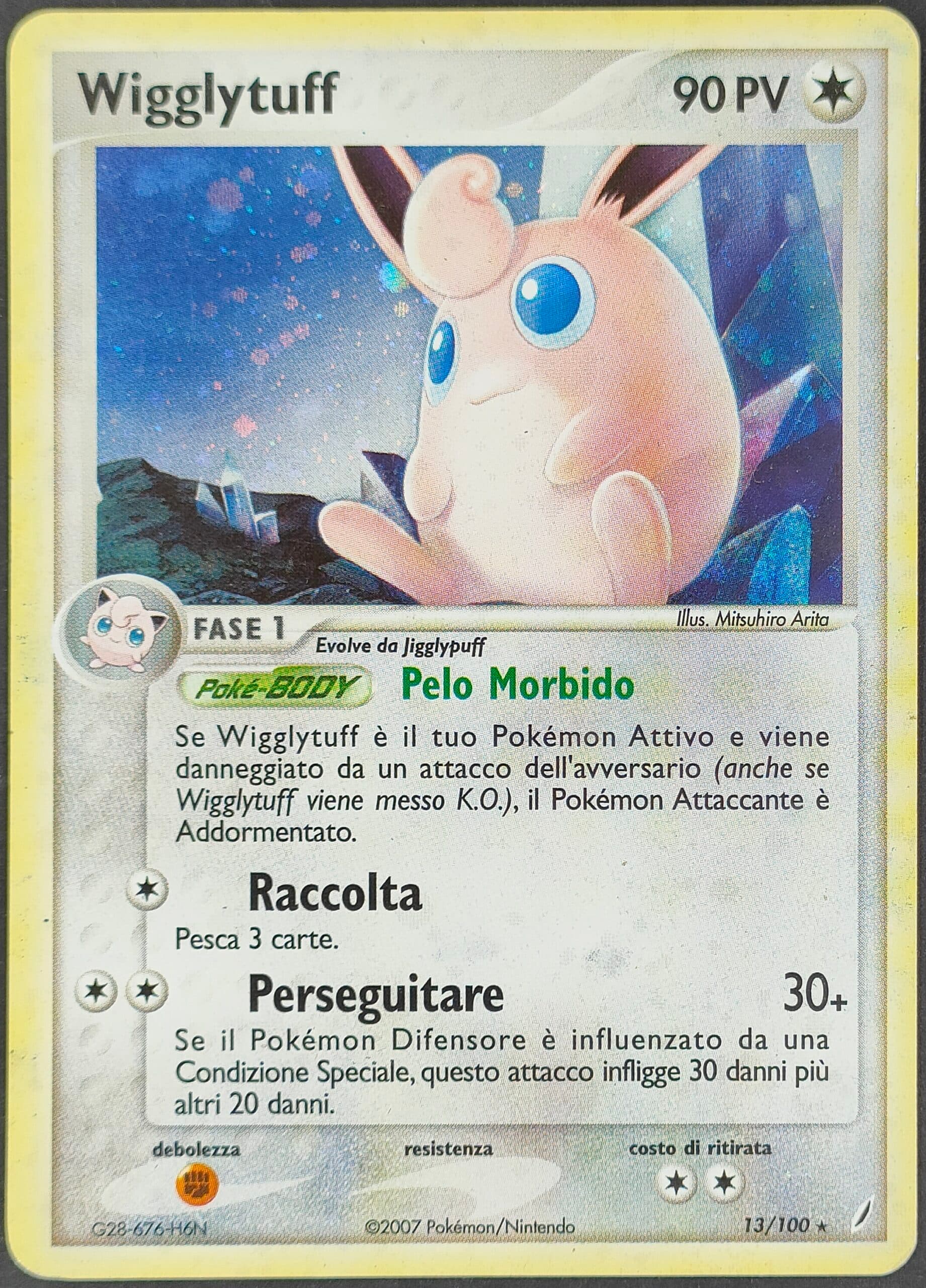 Wigglytuff - EX Guardiani dei Cristalli 13/100 - Italiano - HOLO - Very Good