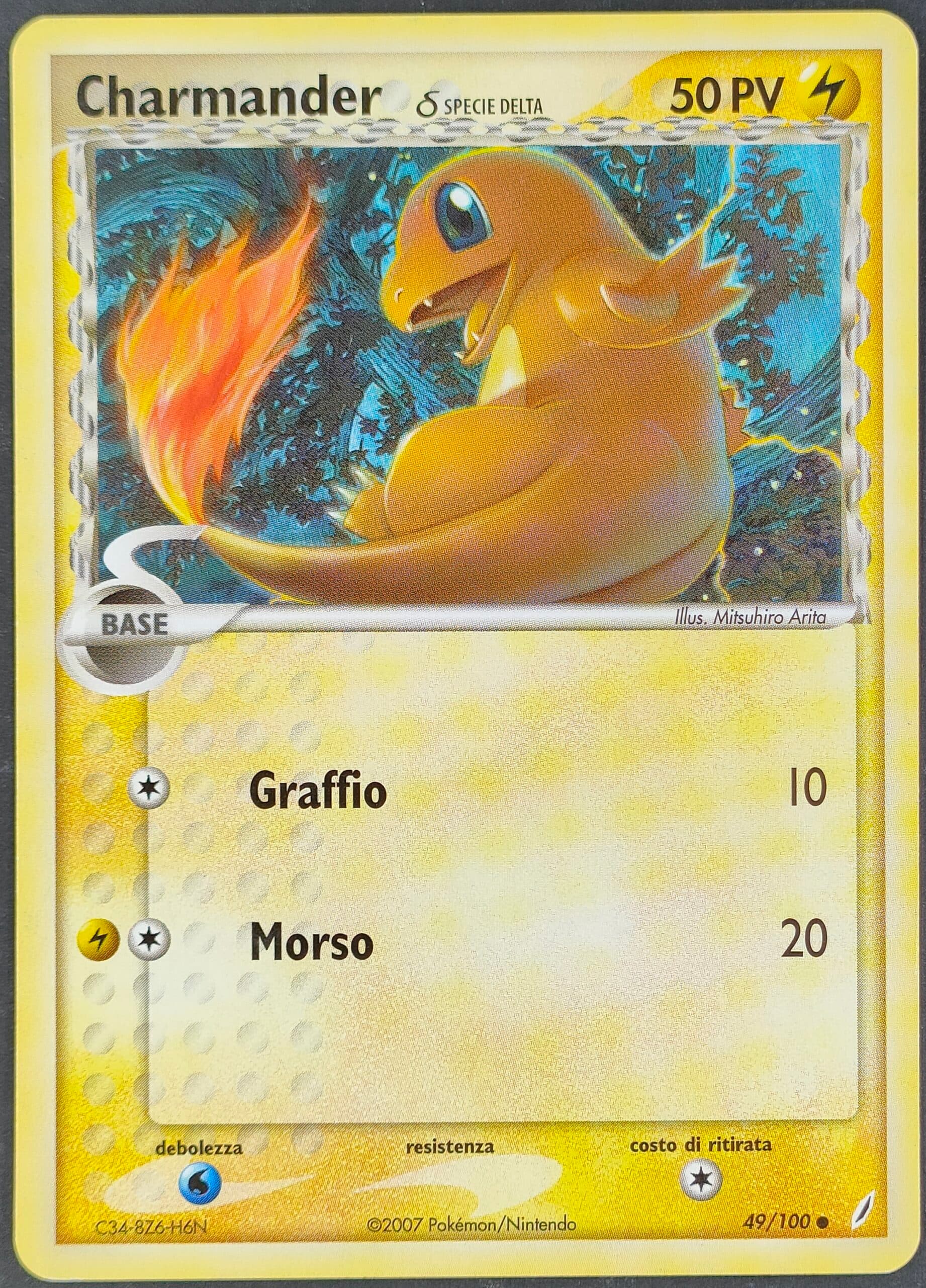 Charmander δ Specie Delta - EX Guardiani dei Cristalli 49/100 - Italiano - Nuovo