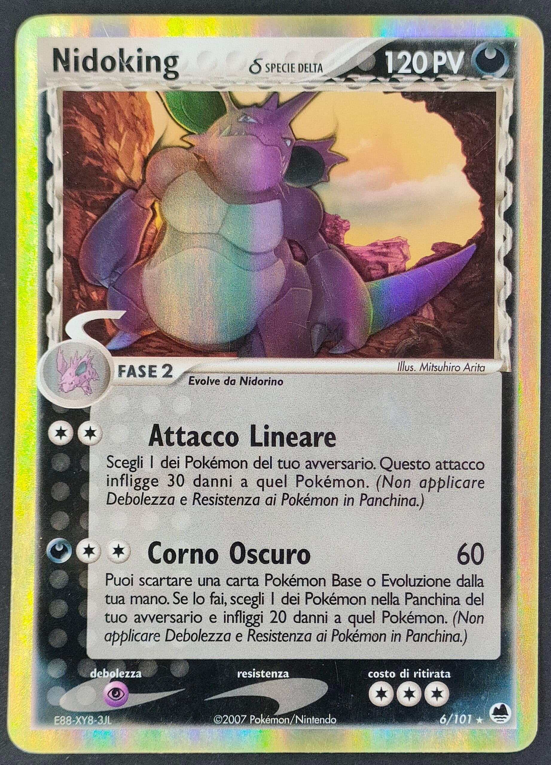 Nidoking δ Specie Delta - EX L'Isola dei Draghi 6/101 - Italiano- HOLO - Nuovo