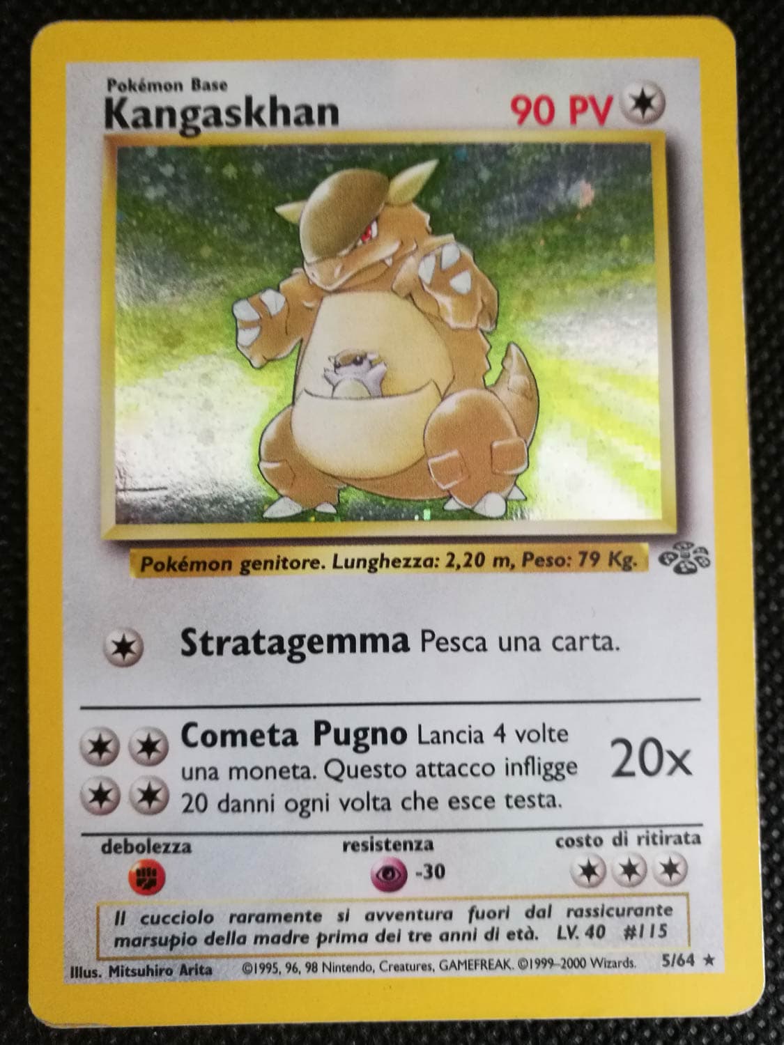 Kangaskhan - Jungle 5/64 - Italiano- HOLO - Good