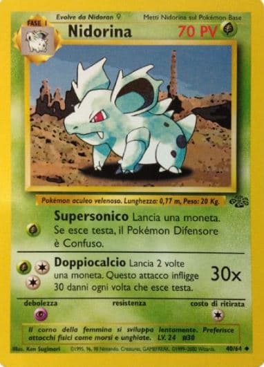Nidorina - Jungle 40/64 - Italiano - Nuovo