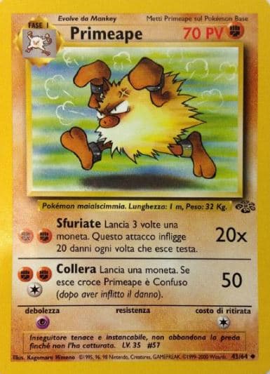 Primeape - Jungle 43/64 - Italiano - Nuovo