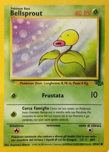 Bellsprout - Jungle 49/64 - Italiano - Nuovo