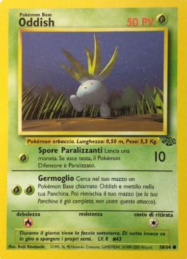 Oddish - Jungle 58/64 - Italiano - Nuovo
