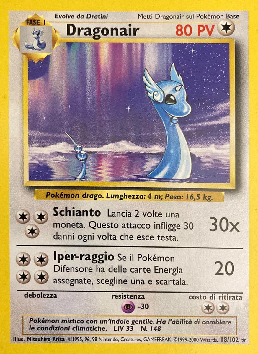 Dragonair - Set Base 18/102 - Italiano - Excellent
