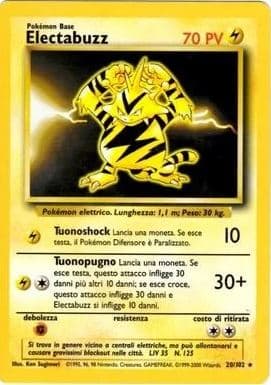 Electabuzz - Set Base 20/102 - Italiano - Excellent
