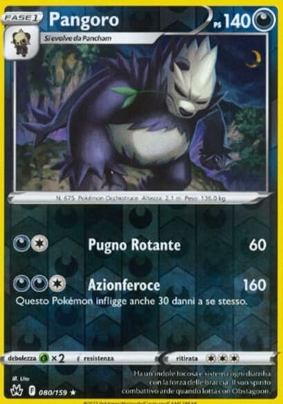 Pangoro - Reverse - Zenit Regale 80/159 - Italiano - HOLO - Near Mint