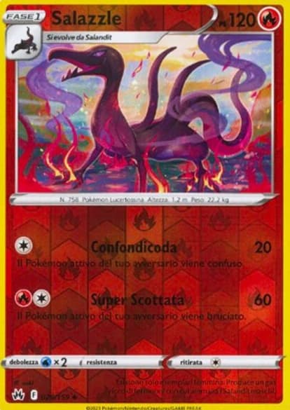 Salazzle - Reverse - Zenit Regale 28/159 - Italiano - HOLO - Near Mint