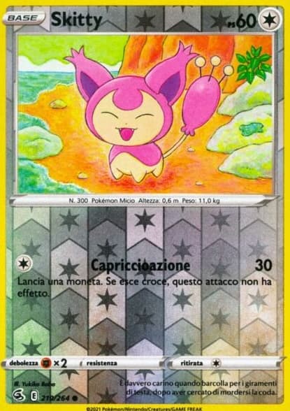 Skitty - Reverse - Colpo Fusione 210/264 - Italiano - Near Mint