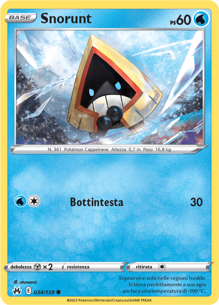 Snorunt - Zenit Regale 34/159 - Italiano - Near Mint