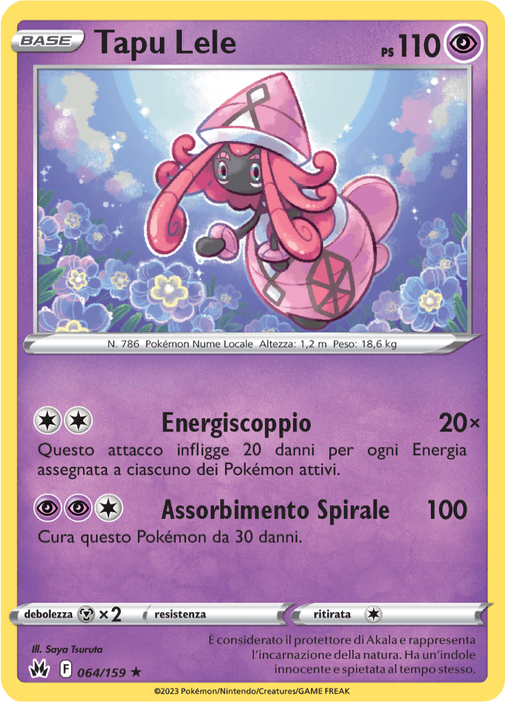 Tapu Lele - Zenit Regale 64/159 - Italiano - HOLO - Near Mint