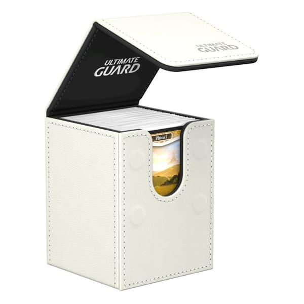 Porta Mazzo Flip Deck Case 100+ Carte Standard Size - White - Bianco