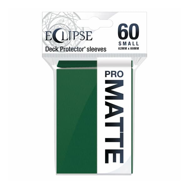 Bustine Protettive (60 Carte) Deck Protector Sleeves - Eclipse Small 62x89 mm - Green Verde