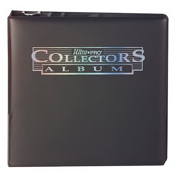 Album Raccoglitore ad Anelli Collectors Album per Fogli a 9 Tasche - Portfolio - Black Nero