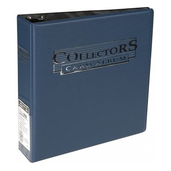 Album Raccoglitore ad Anelli Collectors Album per Fogli a 9 Tasche - Portfolio - Blue Blu