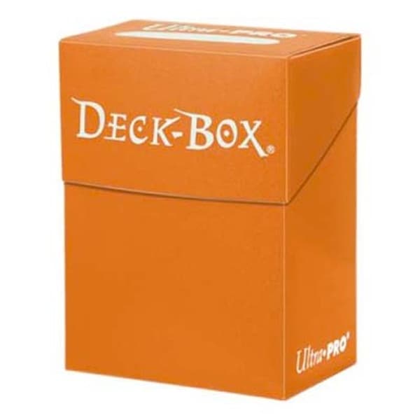 Porta Mazzo Deck Box 80 Carte - Orange Arancione