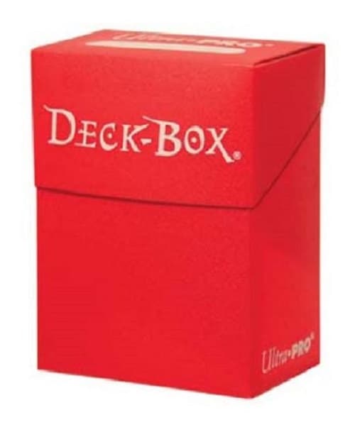 Porta Mazzo Deck Box 80 Carte - Red Rosso