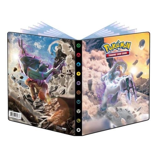 Album Raccoglitore 80 Carte 10 Fogli 4 Tasche - Portfolio 4 Pocket - Pokemon Scarlatto e Violetto - Evoluzioni a Paldea