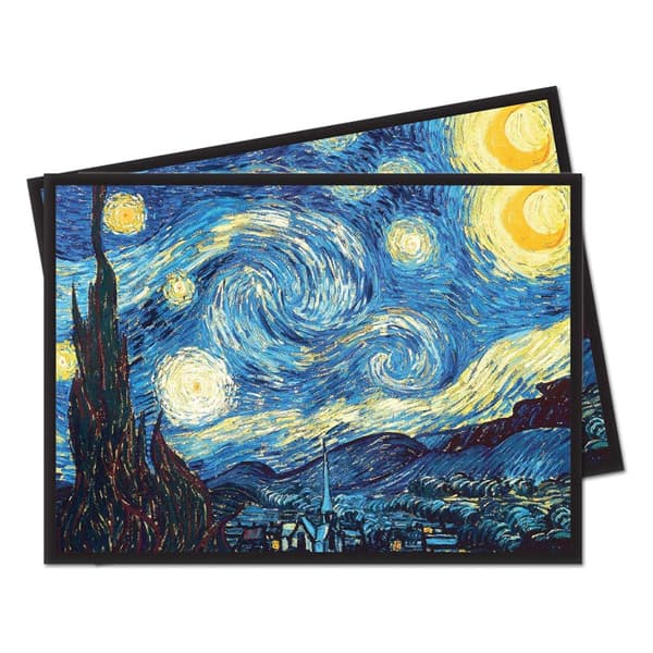 Bustine Protettive 65 Deck Protector Sleeves - Standard 66x91 mm - Fine Art Series Starry Night Notte Stellata
