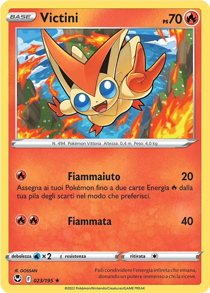 Victini - Tempesta Argentata 23/195 - Italiano - Near Mint