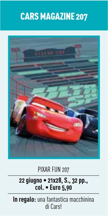Cars Magazine 207 - Pixar Fun 207 - Panini Comics - Italiano