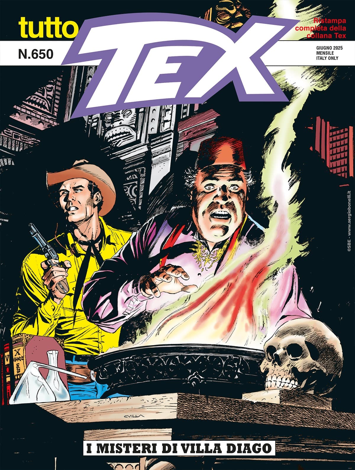 Tutto Tex 650 - I Misteri di Villa Diago - Sergio Bonelli Editore - Italiano