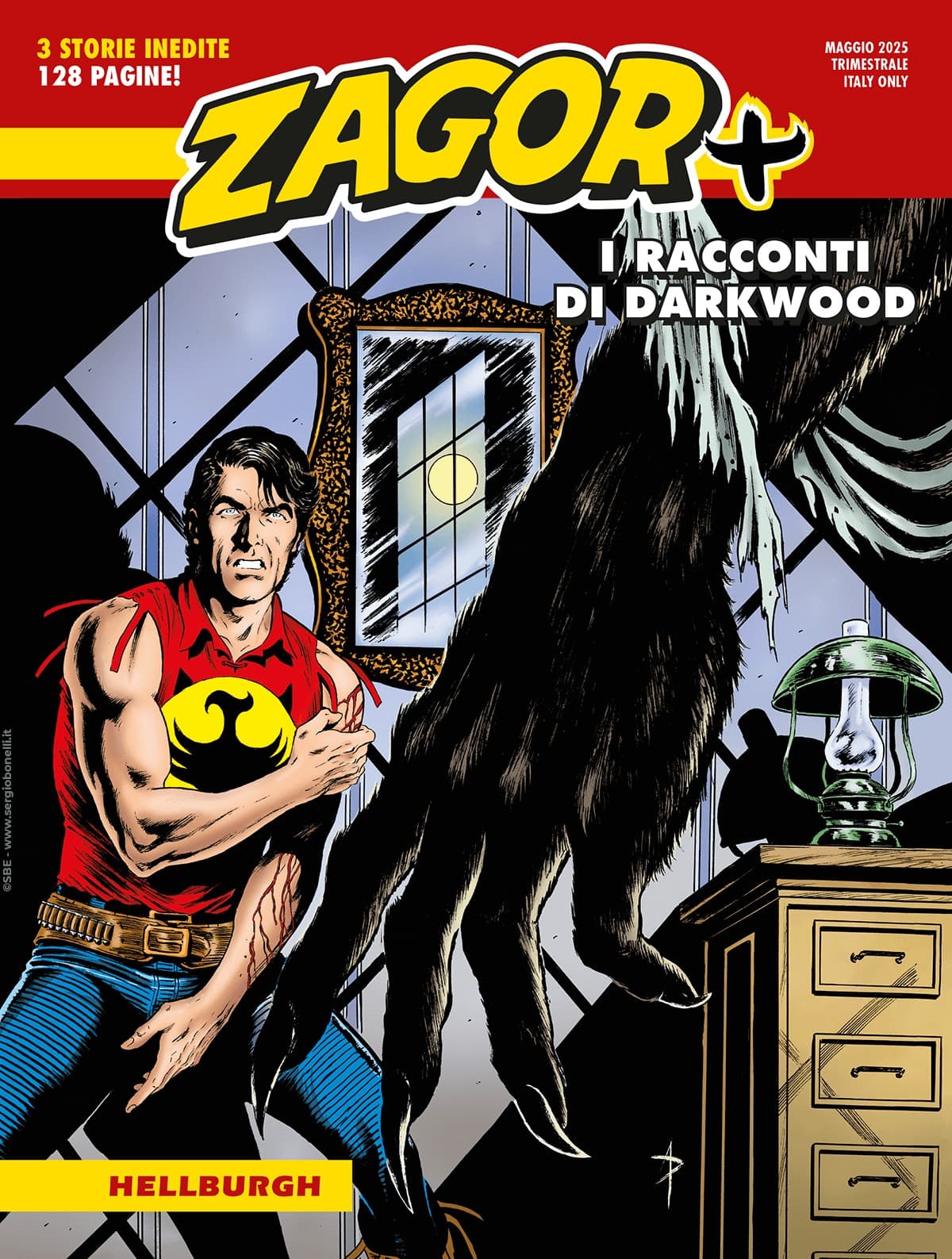 Zagor Più 17 - Hellburgh - Maxi Zagor 58 - Sergio Bonelli Editore - Italiano