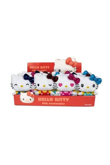 Hello Kitty Plush Figures 16 cm 50th Anniversary Display (24)