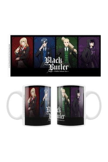 Black Butler: Public School Arc Ceramic Mug Edgar, Lawrence, Herman & Gregory