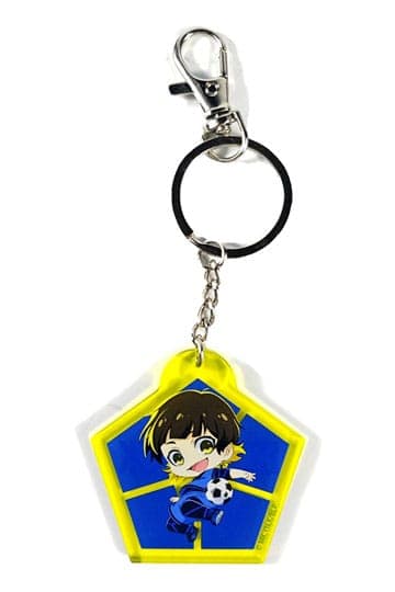 Blue Lock Acrylic Keychain Meguru Rachira Chibi Style 5 cm