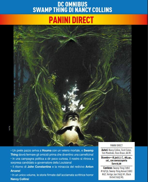 Swamp Thing di Nancy Collins - DC Omnibus - Panini Comics - Italiano
